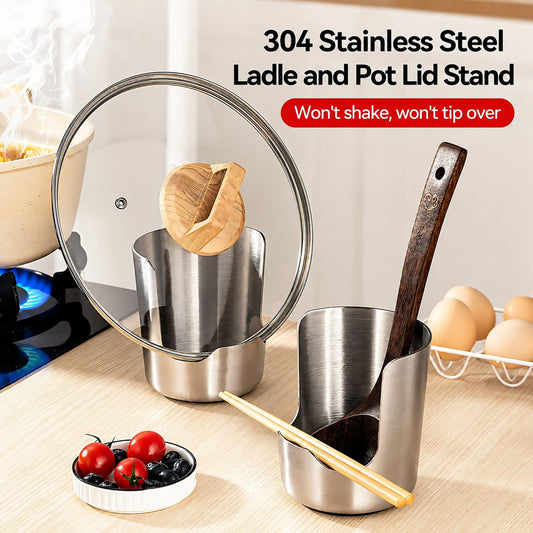 Multifunctional, Minimalist, Food-Grade Stainless Steel Kitchen Utensil Holder