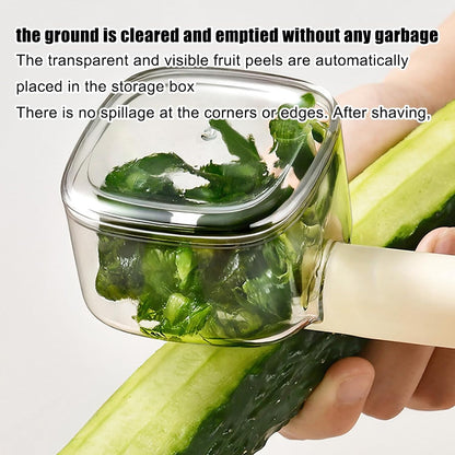 ✨Peeling Knife with Storage Box - Splatter Guard for Food Presentation