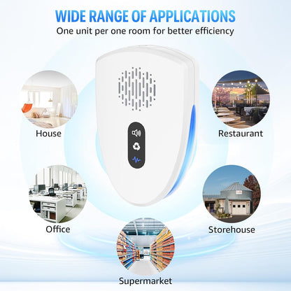 Indoor Ultrasonic Pest Repeller Plug-in – Smart Variable Frequency Pest Control Device