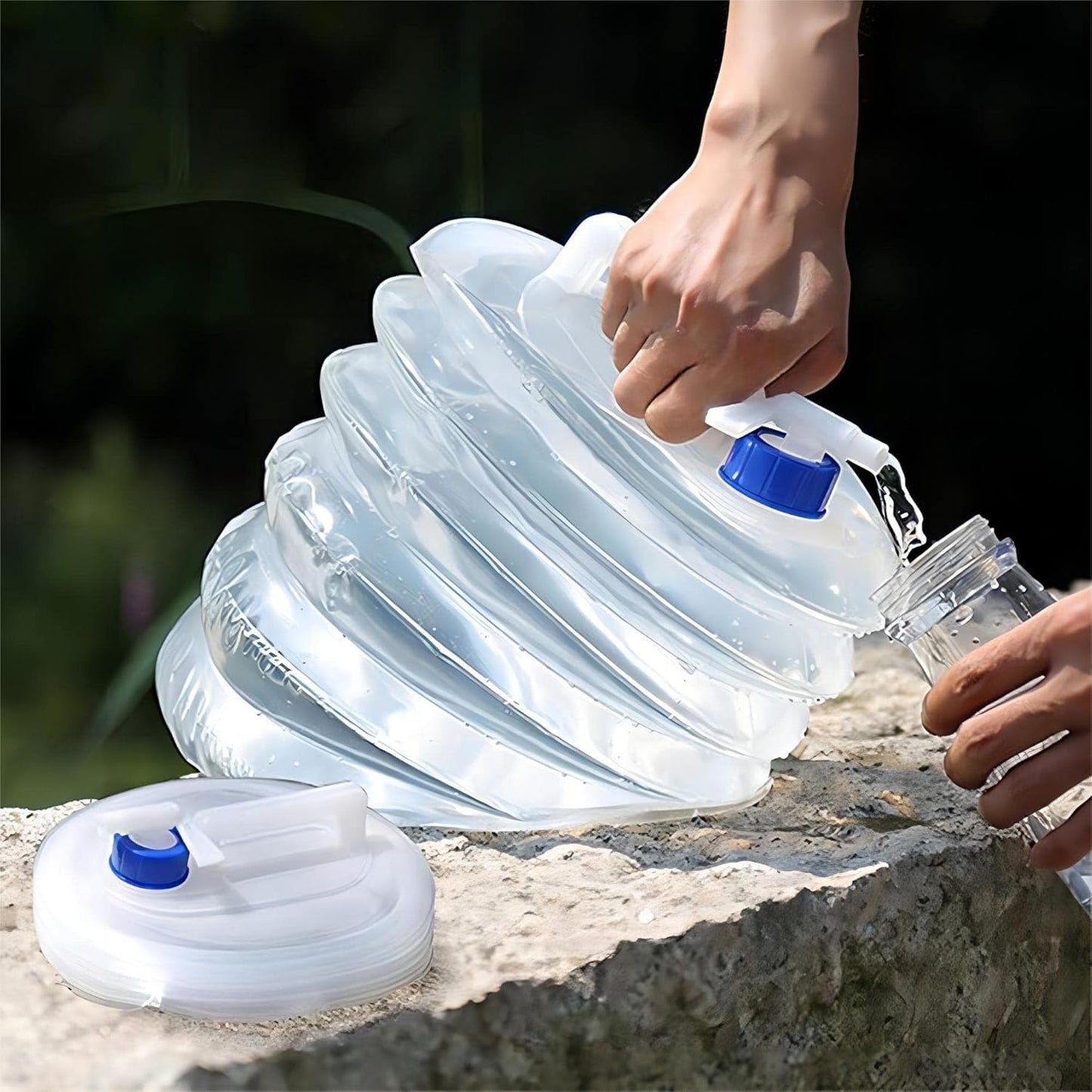 Lightweight Foldable Water Bucket with Faucet (5L)