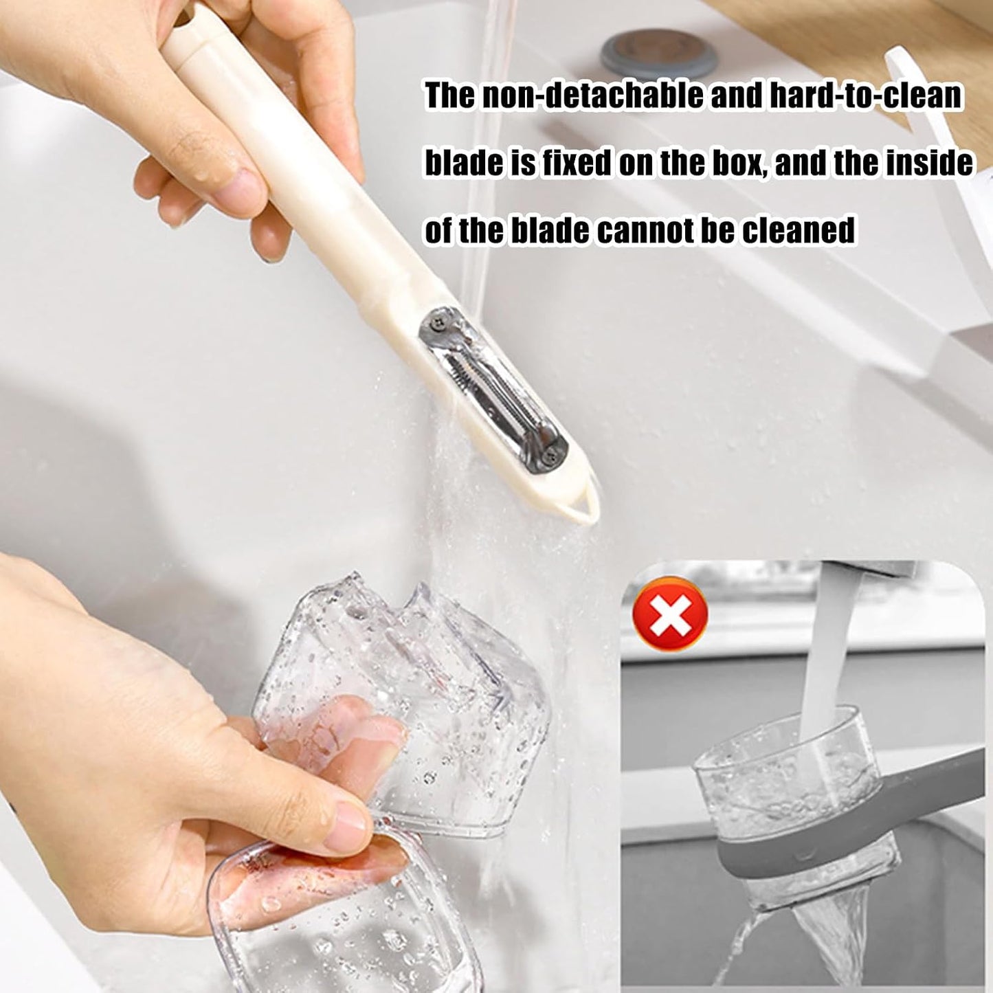 ✨Peeling Knife with Storage Box - Splatter Guard for Food Presentation
