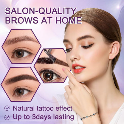 QICIY Easy Peel Off Eyebrow Tint Gel - Waterproof & Long-lasting