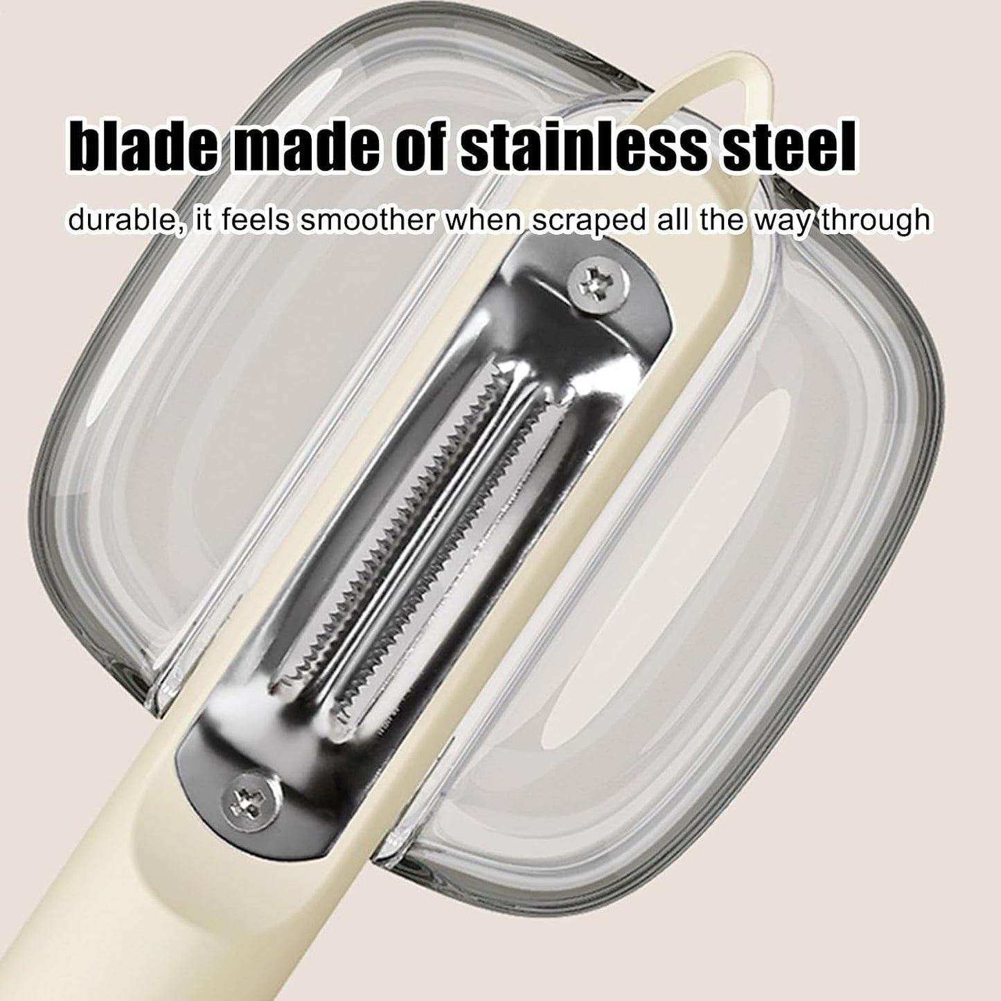 ✨Peeling Knife with Storage Box - Splatter Guard for Food Presentation