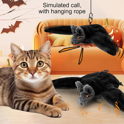 Interactive Flying Bat Toy for Cats