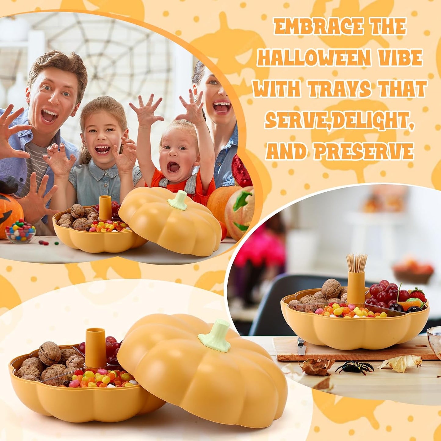 The Ultimate Thanksgiving Centerpiece & Snack Organizer! 🎃🍂