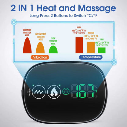 🌋✨Cordless Shoulder Heating Pad with Massager — Professional Heat & Vibration Therapy for Pain Relief & Muscle Recovery