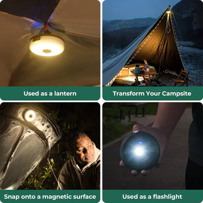 🌟Magnetic Camping String Lights With Power Bank