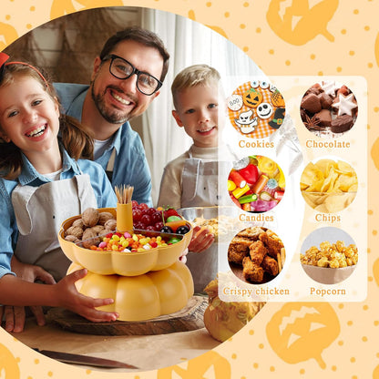 The Ultimate Thanksgiving Centerpiece & Snack Organizer! 🎃🍂