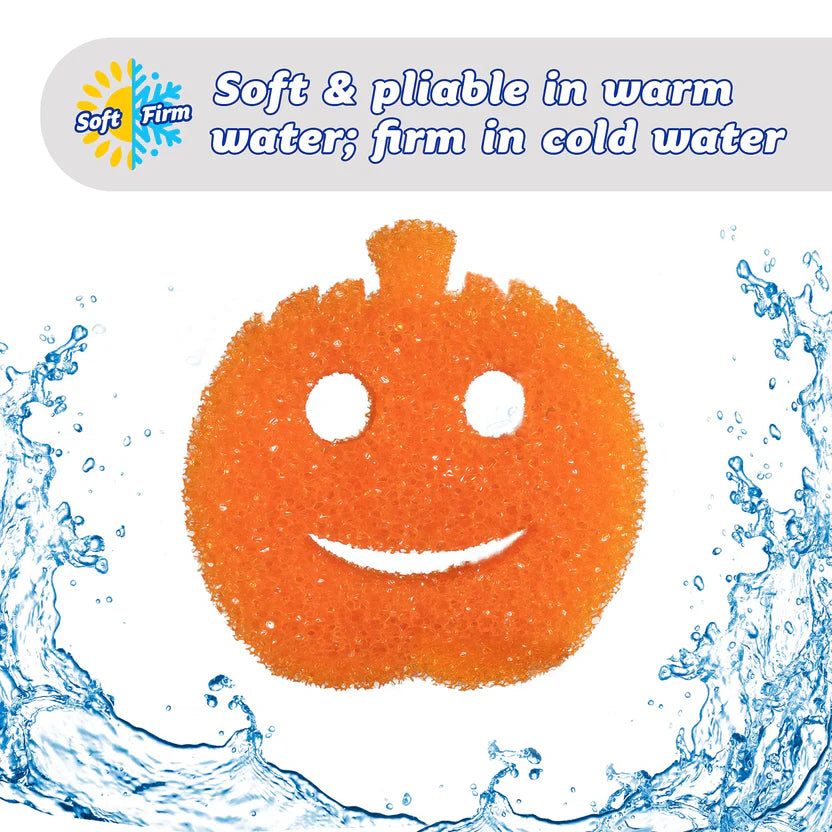 🎃12 Pcs Halloween Cleaning Sponges Cute Kitchen Scrub Sponges
