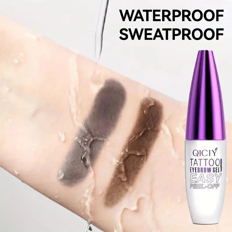 QICIY Easy Peel Off Eyebrow Tint Gel - Waterproof & Long-lasting