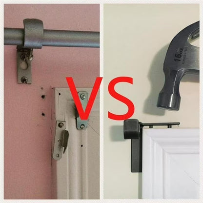 Single Curtain Rod Brackets