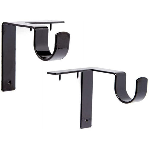 Single Curtain Rod Brackets