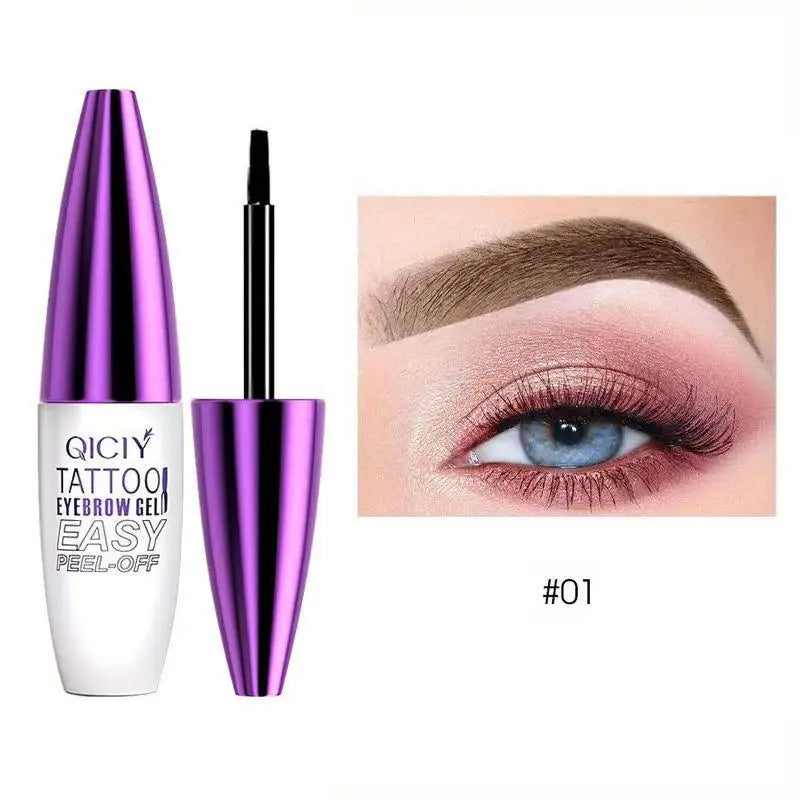 QICIY Easy Peel Off Eyebrow Tint Gel - Waterproof & Long-lasting