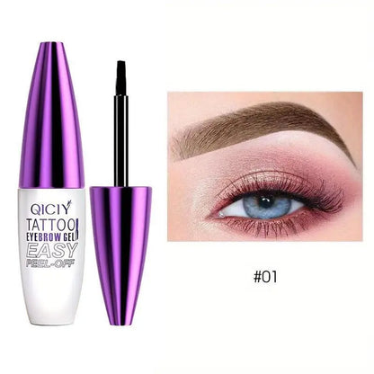 QICIY Easy Peel Off Eyebrow Tint Gel - Waterproof & Long-lasting