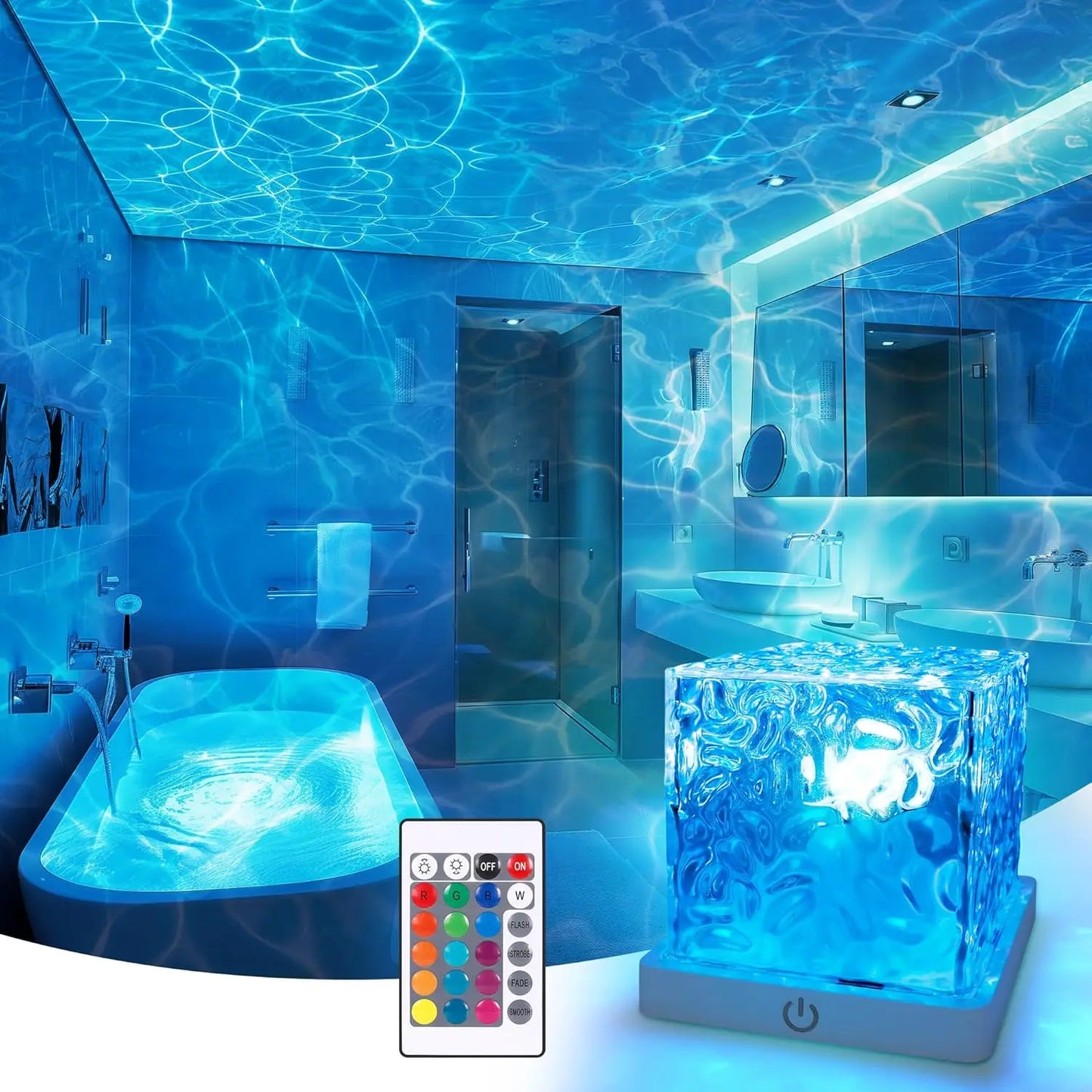 🌊✨Rechargeable Ocean Wave Projector Light - 16 Colors