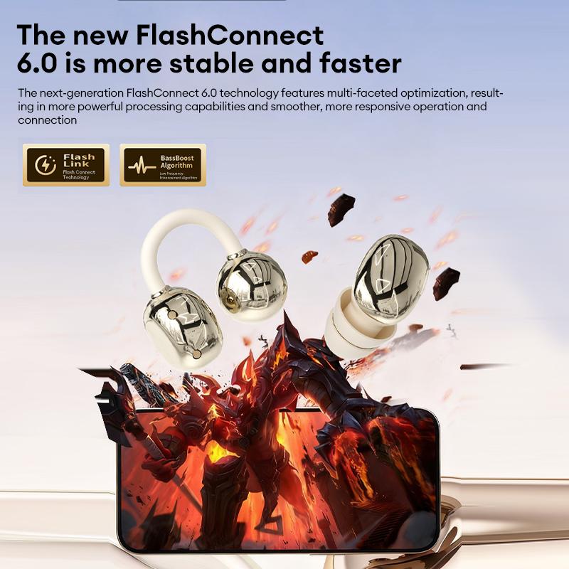 Power Bank & Ear Clip Type & Sleeping Type 3-in-1 Wireless Bluetooth Headphones