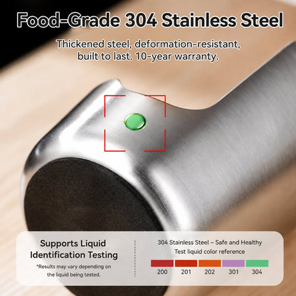 Multifunctional, Minimalist, Food-Grade Stainless Steel Kitchen Utensil Holder