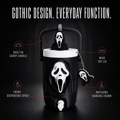 Scary Horror Ghost Halloween Mini-Cooler Drink Holder: Style Can Cooler