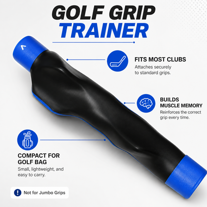 ⛳ Golf Grip Trainer - Golf Swing Aid Club Attachment for Correct Hand Placement
