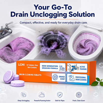 LCHI Active Foam Drain Cleaning Tablets
