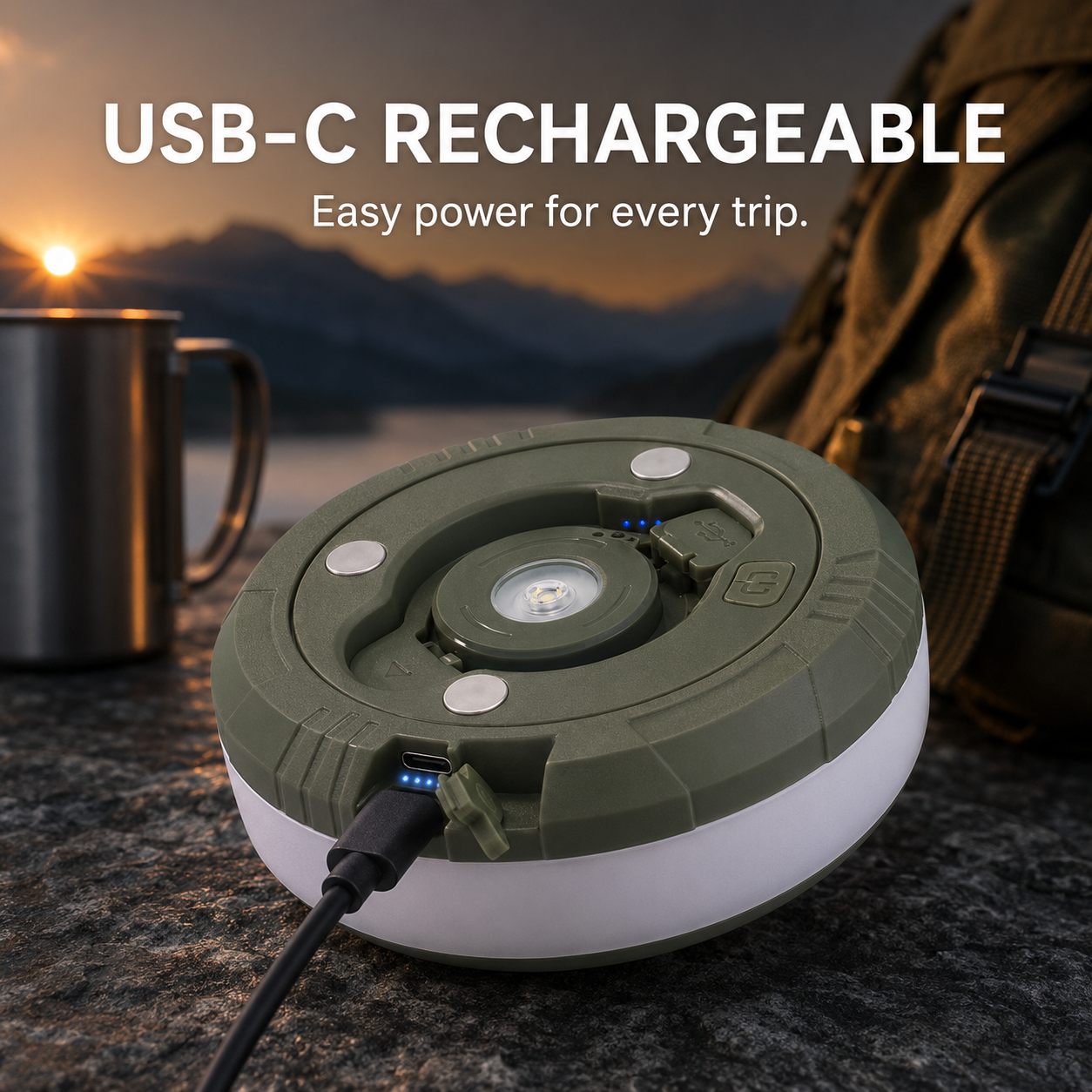 🌟Magnetic Camping String Lights With Power Bank