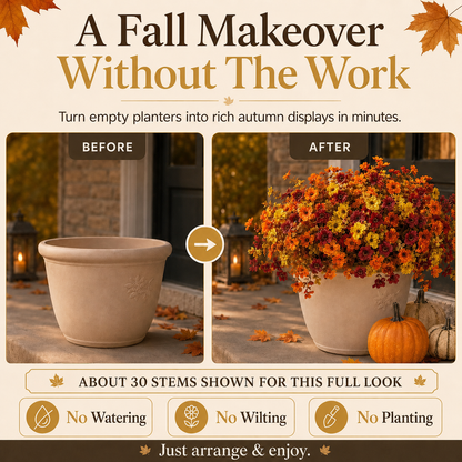 🍂 Fall Porch Faux Flower Bundles