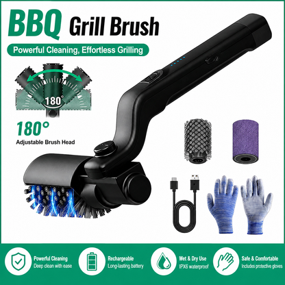 ✨3-Speed Settings Electric BBQ Grill Brush
