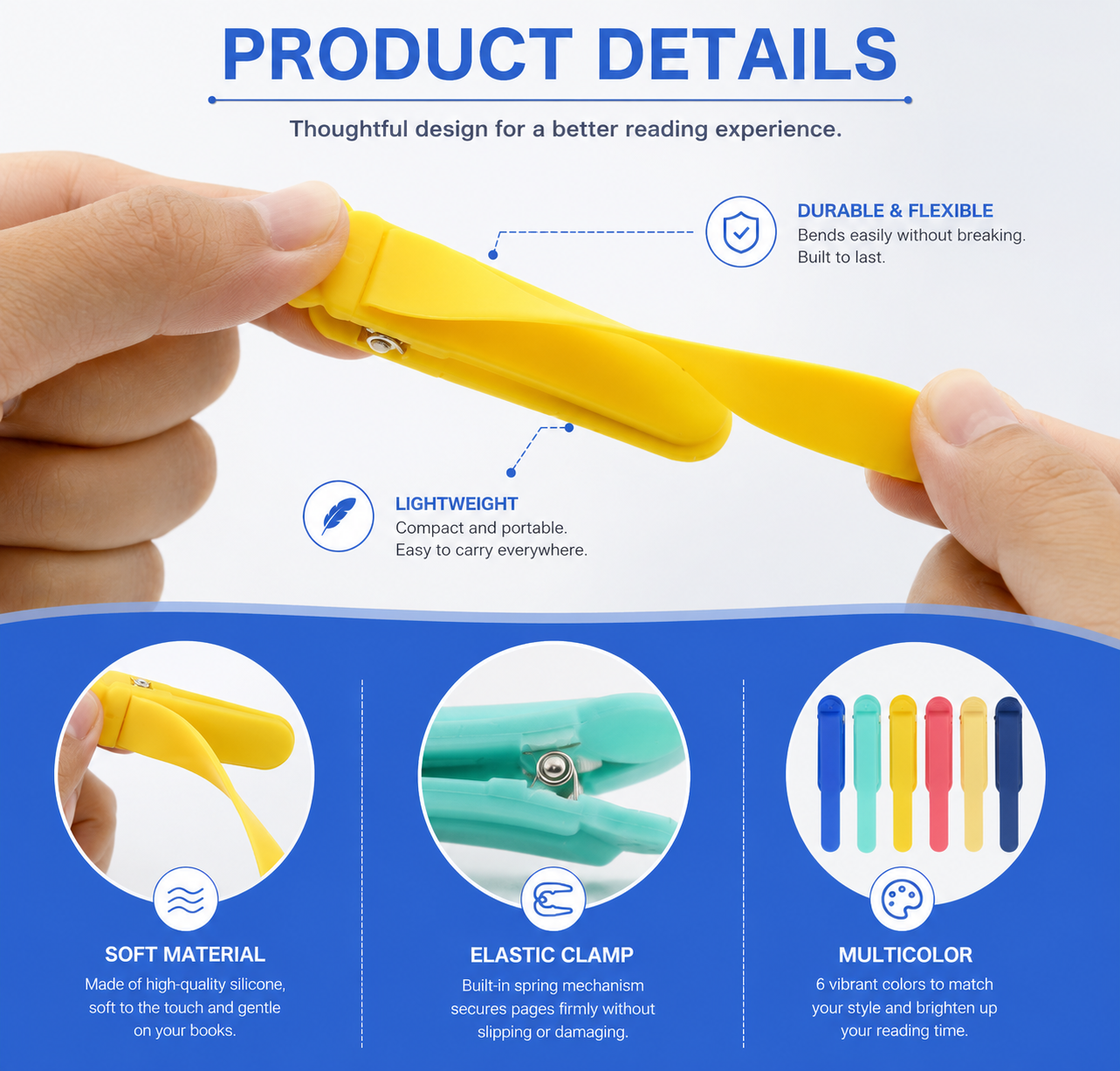 🔥HOT SALE🔥 - 🔖 Automatic Page-Following Bookmark