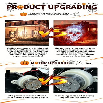 👻Halloween Skull Dynamic Light-Bring Your Halloween Decor to Life