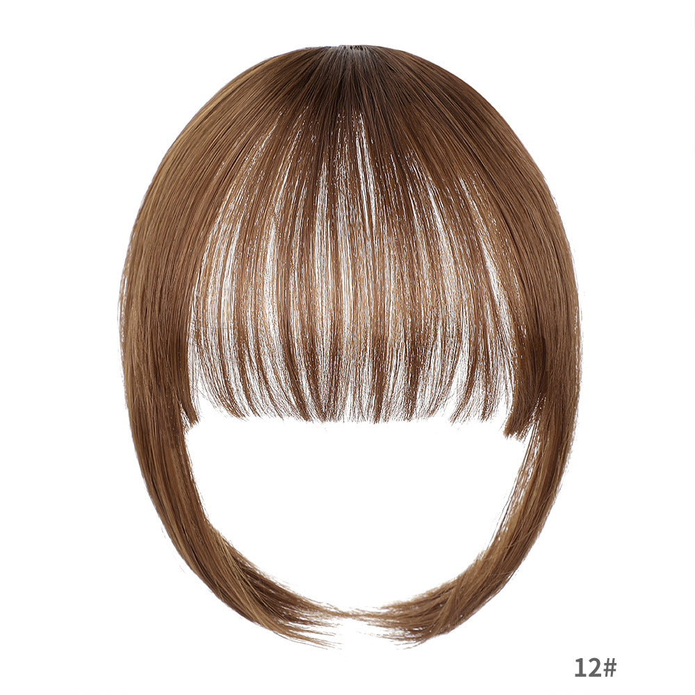Clip-in Air Bangs - Lightweight Synthetic Hair Extensions