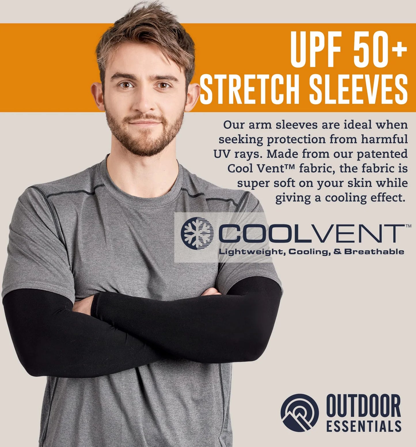 GOUNOD UV Arm Sleeves UPF 50+ for Men & Women