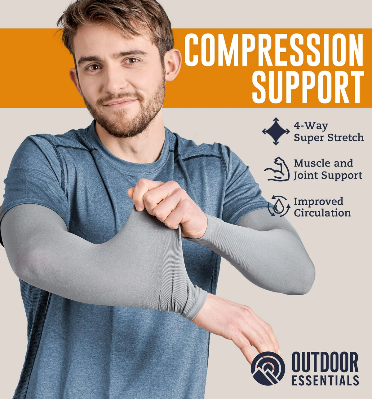 GOUNOD UV Arm Sleeves UPF 50+ for Men & Women