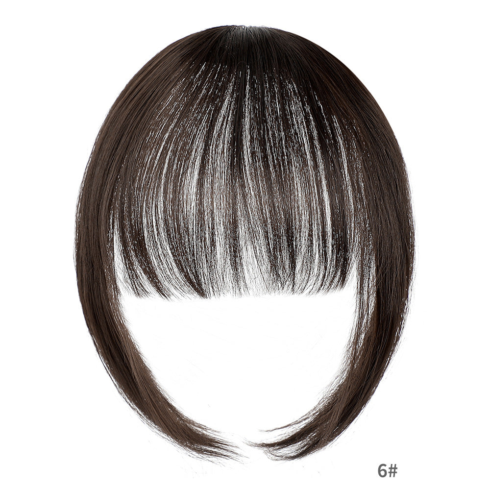 Clip-in Air Bangs - Lightweight Synthetic Hair Extensions