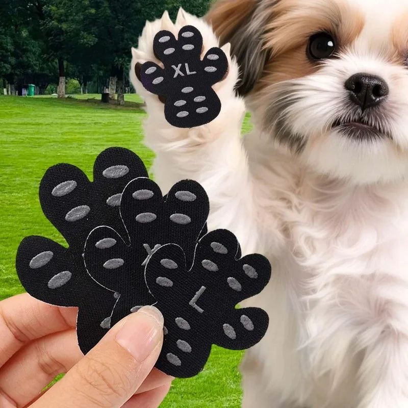 Waterproof Anti-Slip Dog Paw Protectors – Durable Traction Pads in Black, Pink, Blue