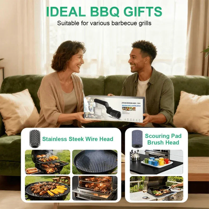 ✨3-Speed Settings Electric BBQ Grill Brush