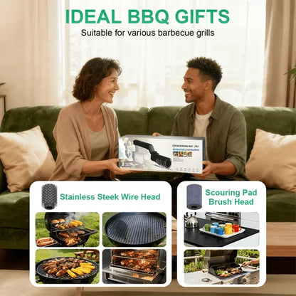 ✨3-Speed Settings Electric BBQ Grill Brush