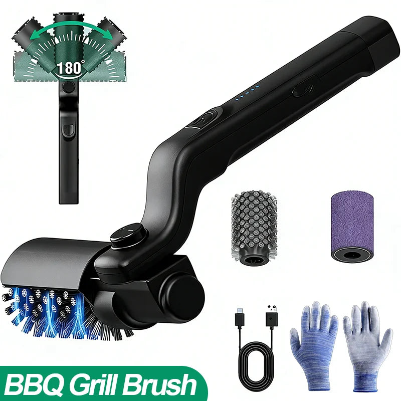 ✨3-Speed Settings Electric BBQ Grill Brush