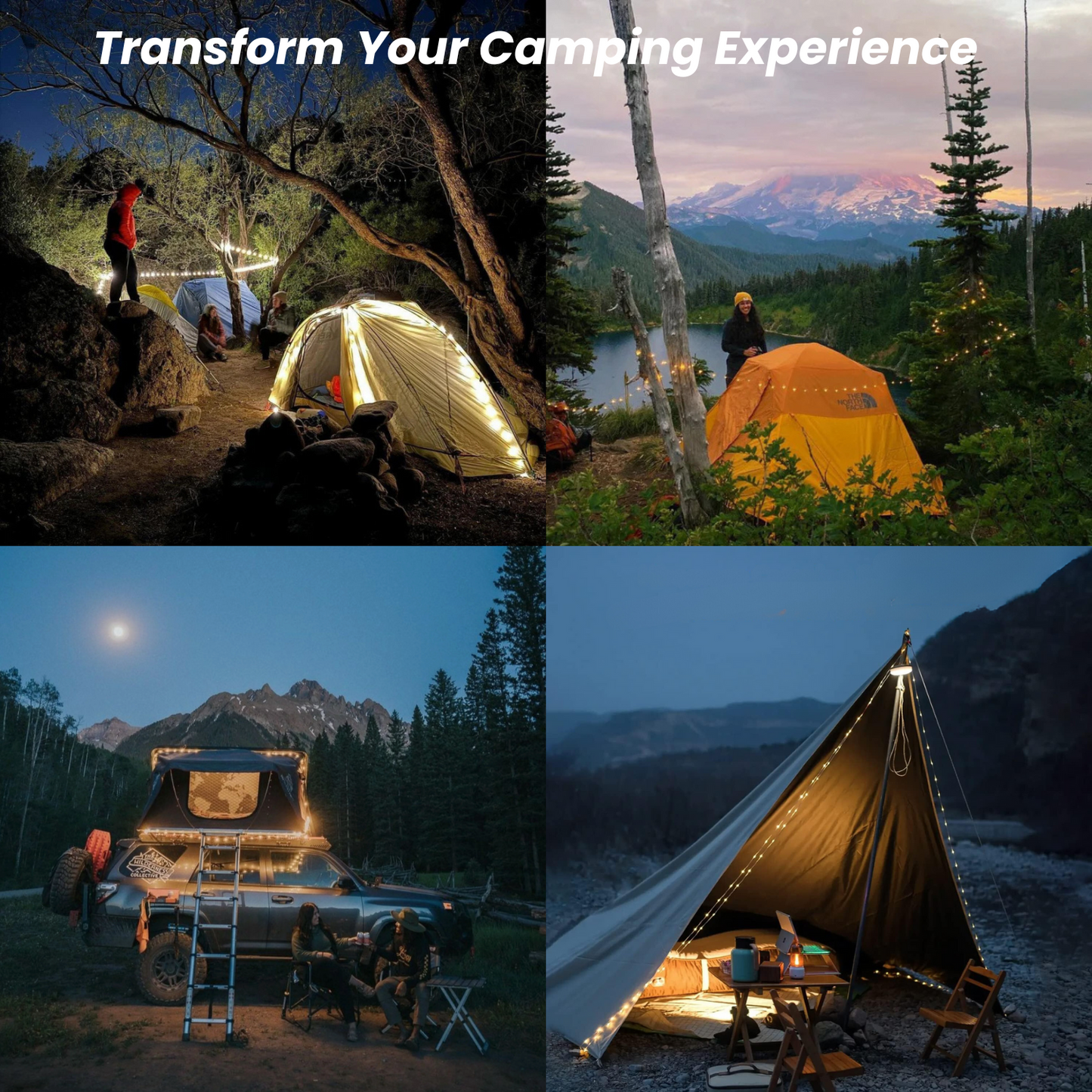 🌟Magnetic Camping String Lights With Power Bank