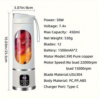 🔥Digital Multimode Juicer Blender - Smart LED Display, Shakes & Baby Food