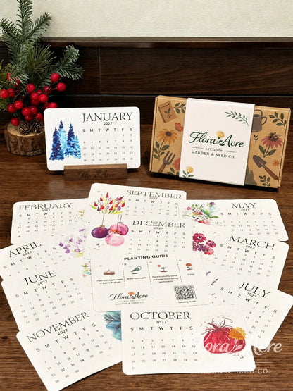 ✨🌱Eco-Friendly Plantable “Timeless” Seed Calendar 2027