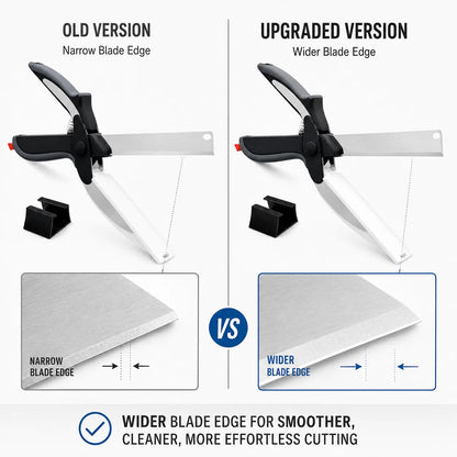 🔥2 in 1 Kitchen Scissors for Food – Stainless Steel Blade & Plastic Cutting Board Scissors