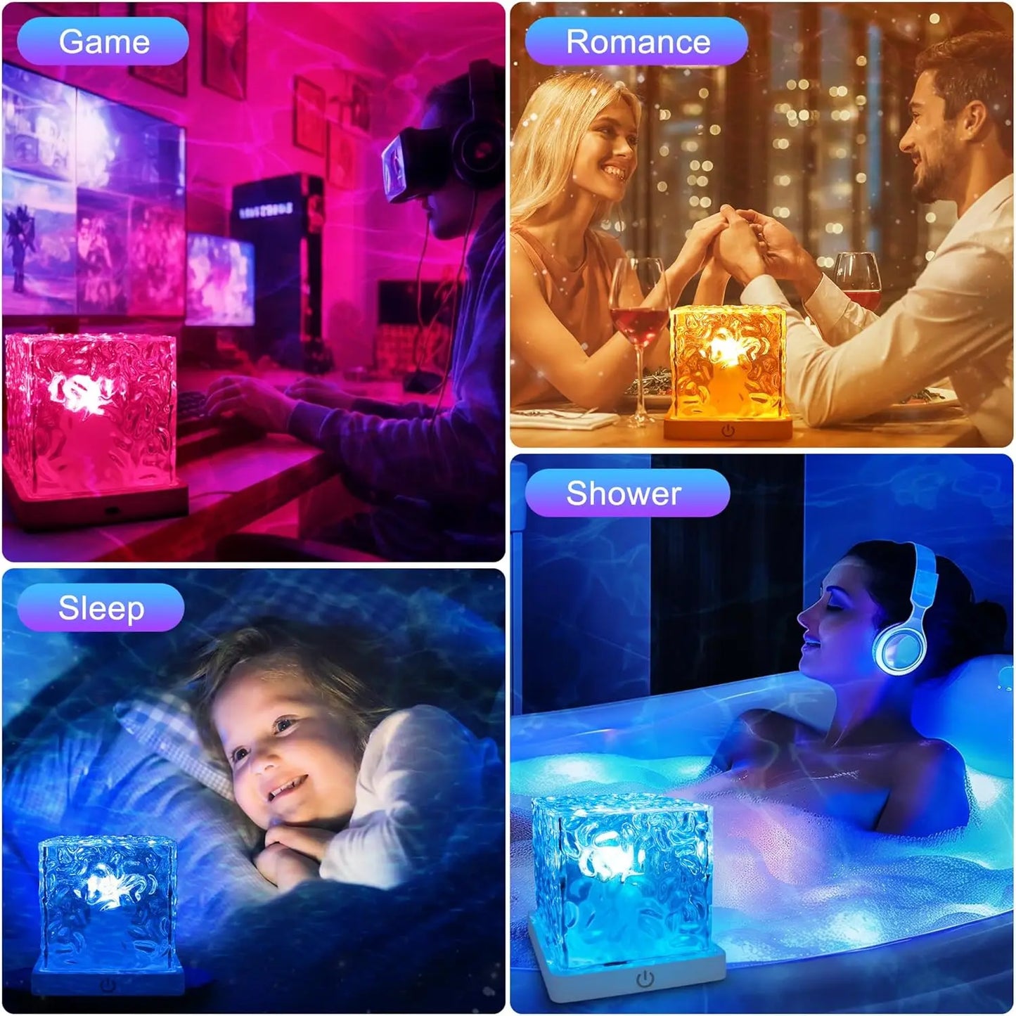 🌊✨Rechargeable Ocean Wave Projector Light - 16 Colors