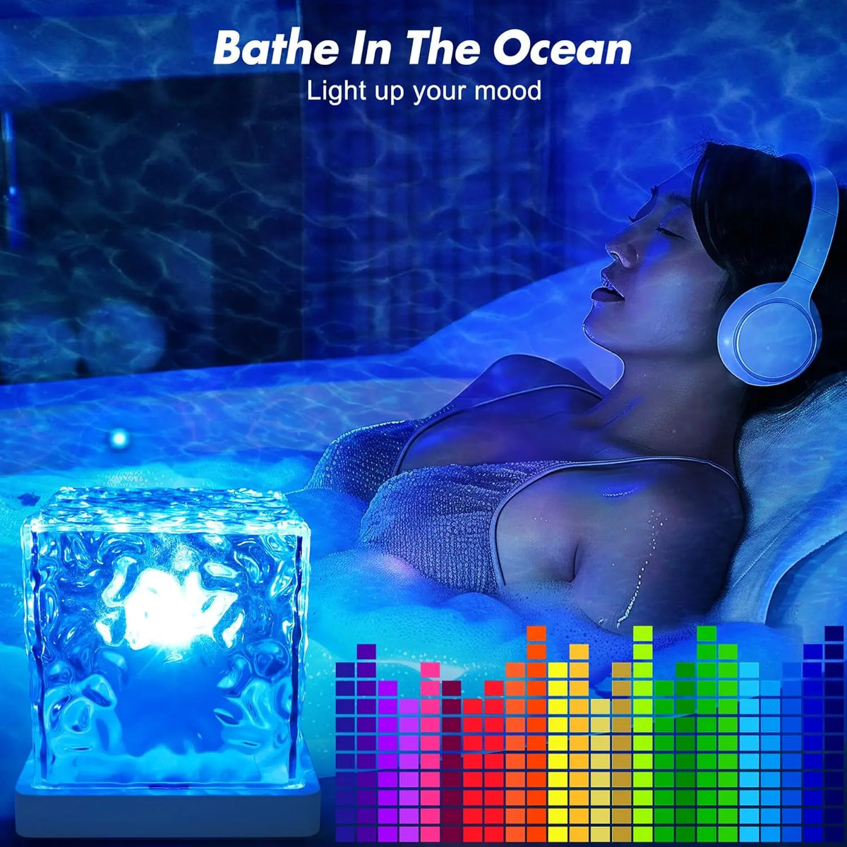 🌊✨Rechargeable Ocean Wave Projector Light - 16 Colors