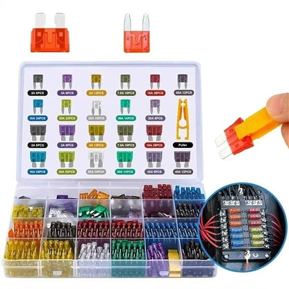 🚗🛠️300Pcs Car Fuse Assortment Kit - Mini, Standard & Micro Fuses