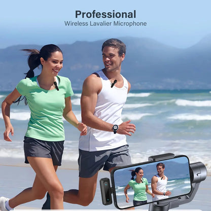 Wireless Lavalier Microphone for iPhone & Android
