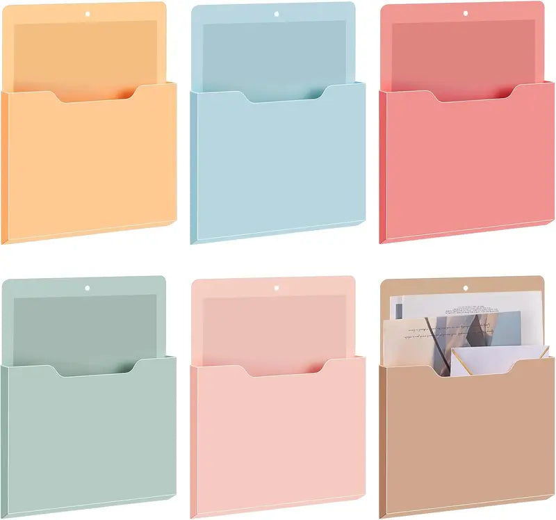 Magnetic Wall File Organizer Magnetic Wall File Holder Refrigerator Magazine Holder