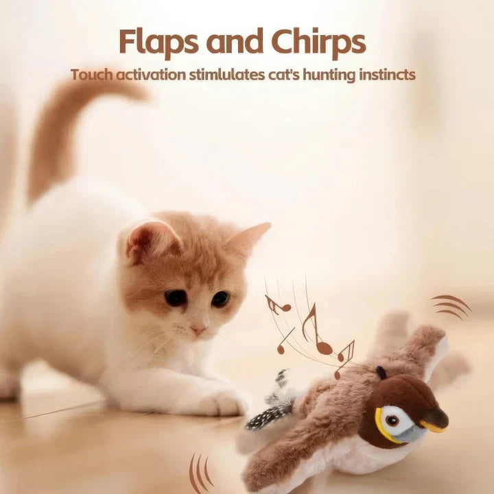 FlappyBirdToy™ Interactive Chirping Cat Toy