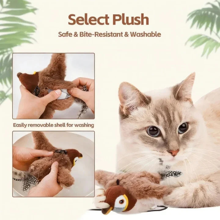 FlappyBirdToy™ Interactive Chirping Cat Toy