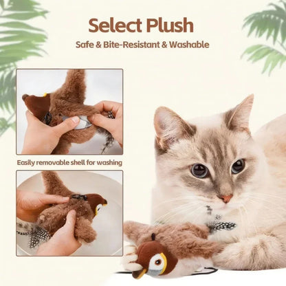 FlappyBirdToy™ Interactive Chirping Cat Toy