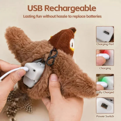 FlappyBirdToy™ Interactive Chirping Cat Toy